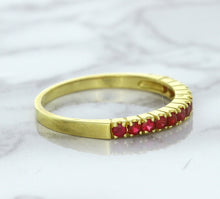 Load image into Gallery viewer, 0.35ctw Round Ruby Ring in 18K Yellow Gold