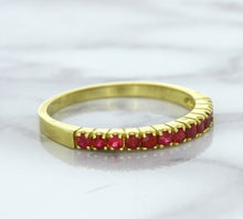 Load image into Gallery viewer, 0.35ctw Round Ruby Ring in 18K Yellow Gold