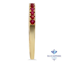 Load image into Gallery viewer, 0.35ctw Round Ruby Ring in 18K Yellow Gold