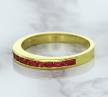 Load image into Gallery viewer, 0.35ctw Round Ruby Ring in 18K Yellow Gold
