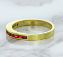 Load image into Gallery viewer, 0.35ctw Round Ruby Ring in 18K Yellow Gold