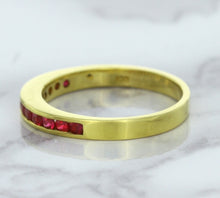 Load image into Gallery viewer, 0.35ctw Round Ruby Ring in 18K Yellow Gold