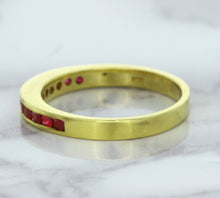 Load image into Gallery viewer, 0.35ctw Round Ruby Ring in 18K Yellow Gold