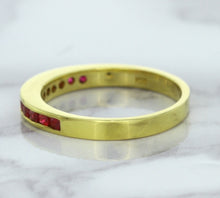 Load image into Gallery viewer, 0.35ctw Round Ruby Ring in 18K Yellow Gold