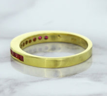 Load image into Gallery viewer, 0.35ctw Round Ruby Ring in 18K Yellow Gold