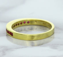 Load image into Gallery viewer, 0.35ctw Round Ruby Ring in 18K Yellow Gold