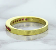 Load image into Gallery viewer, 0.35ctw Round Ruby Ring in 18K Yellow Gold