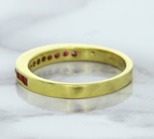 Load image into Gallery viewer, 0.35ctw Round Ruby Ring in 18K Yellow Gold