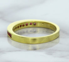Load image into Gallery viewer, 0.35ctw Round Ruby Ring in 18K Yellow Gold