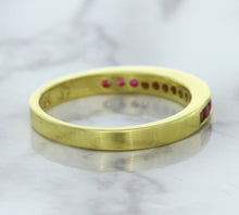 Load image into Gallery viewer, 0.35ctw Round Ruby Ring in 18K Yellow Gold