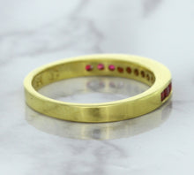Load image into Gallery viewer, 0.35ctw Round Ruby Ring in 18K Yellow Gold