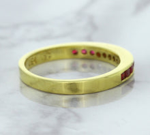 Load image into Gallery viewer, 0.35ctw Round Ruby Ring in 18K Yellow Gold