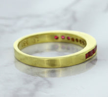 Load image into Gallery viewer, 0.35ctw Round Ruby Ring in 18K Yellow Gold