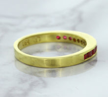 Load image into Gallery viewer, 0.35ctw Round Ruby Ring in 18K Yellow Gold