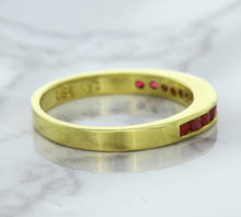 Load image into Gallery viewer, 0.35ctw Round Ruby Ring in 18K Yellow Gold