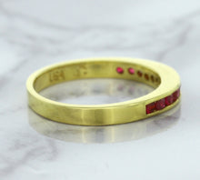 Load image into Gallery viewer, 0.35ctw Round Ruby Ring in 18K Yellow Gold