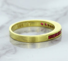 Load image into Gallery viewer, 0.35ctw Round Ruby Ring in 18K Yellow Gold