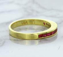 Load image into Gallery viewer, 0.35ctw Round Ruby Ring in 18K Yellow Gold