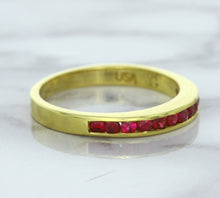 Load image into Gallery viewer, 0.35ctw Round Ruby Ring in 18K Yellow Gold