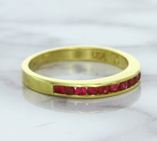 Load image into Gallery viewer, 0.35ctw Round Ruby Ring in 18K Yellow Gold
