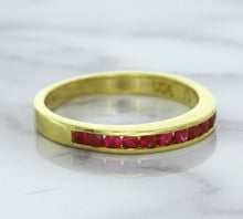 Load image into Gallery viewer, 0.35ctw Round Ruby Ring in 18K Yellow Gold