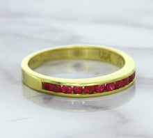 Load image into Gallery viewer, 0.35ctw Round Ruby Ring in 18K Yellow Gold