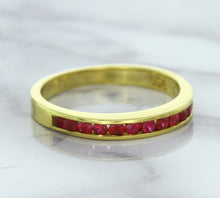 Load image into Gallery viewer, 0.35ctw Round Ruby Ring in 18K Yellow Gold