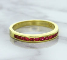 Load image into Gallery viewer, 0.35ctw Round Ruby Ring in 18K Yellow Gold