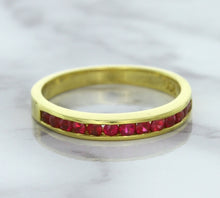 Load image into Gallery viewer, 0.35ctw Round Ruby Ring in 18K Yellow Gold