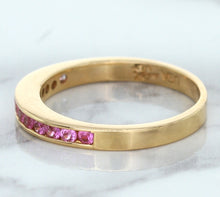 Load image into Gallery viewer, 0.35ctw Round Pink Sapphire Ring in 14K Rose Gold