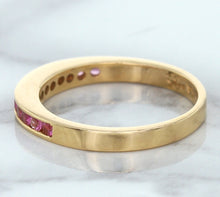 Load image into Gallery viewer, 0.35ctw Round Pink Sapphire Ring in 14K Rose Gold