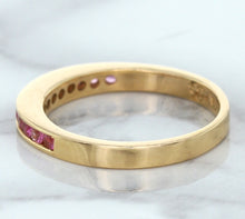 Load image into Gallery viewer, 0.35ctw Round Pink Sapphire Ring in 14K Rose Gold