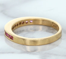 Load image into Gallery viewer, 0.35ctw Round Pink Sapphire Ring in 14K Rose Gold
