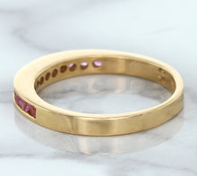 Load image into Gallery viewer, 0.35ctw Round Pink Sapphire Ring in 14K Rose Gold