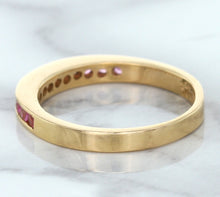 Load image into Gallery viewer, 0.35ctw Round Pink Sapphire Ring in 14K Rose Gold