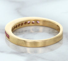 Load image into Gallery viewer, 0.35ctw Round Pink Sapphire Ring in 14K Rose Gold