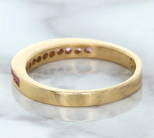 Load image into Gallery viewer, 0.35ctw Round Pink Sapphire Ring in 14K Rose Gold