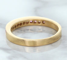 Load image into Gallery viewer, 0.35ctw Round Pink Sapphire Ring in 14K Rose Gold
