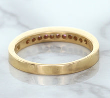 Load image into Gallery viewer, 0.35ctw Round Pink Sapphire Ring in 14K Rose Gold