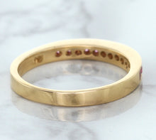 Load image into Gallery viewer, 0.35ctw Round Pink Sapphire Ring in 14K Rose Gold