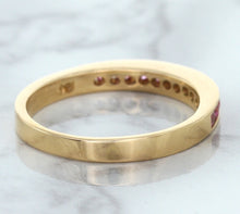 Load image into Gallery viewer, 0.35ctw Round Pink Sapphire Ring in 14K Rose Gold
