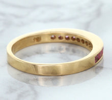 Load image into Gallery viewer, 0.35ctw Round Pink Sapphire Ring in 14K Rose Gold