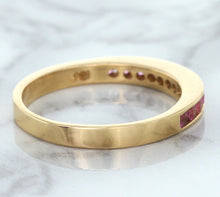 Load image into Gallery viewer, 0.35ctw Round Pink Sapphire Ring in 14K Rose Gold