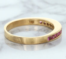 Load image into Gallery viewer, 0.35ctw Round Pink Sapphire Ring in 14K Rose Gold