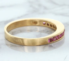 Load image into Gallery viewer, 0.35ctw Round Pink Sapphire Ring in 14K Rose Gold