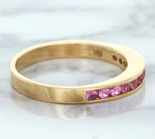 Load image into Gallery viewer, 0.35ctw Round Pink Sapphire Ring in 14K Rose Gold