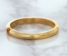 Load image into Gallery viewer, 0.10ct Round Orange Sapphire Ring in 14K Rose Gold