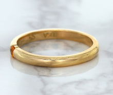 Load image into Gallery viewer, 0.10ct Round Orange Sapphire Ring in 14K Rose Gold