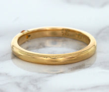 Load image into Gallery viewer, 0.10ct Round Orange Sapphire Ring in 14K Rose Gold