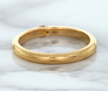 Load image into Gallery viewer, 0.10ct Round Orange Sapphire Ring in 14K Rose Gold